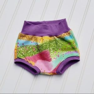 New Bummies Glitter Paint Strokes 6/9 month